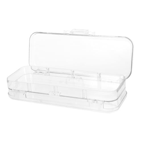Parliky Große Transparente Stiftebox mit Hoher Kapazität Doppelschichtiger Pencil Organizer aus Robustem Abs Vielseitig Nutzbar für Stifte Buntstifte und Schreibwaren für Schule und Büro von Parliky