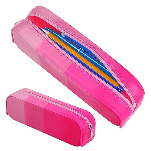 Parliky Großer Kapazitäts-federmäppchen Aus Silikon Weicher Flexibler Stift-Organizer Für Schule Büro Und Make-up Tragbar Und Leicht Zu Reinigen Für Mädchen Und Frauen von Parliky