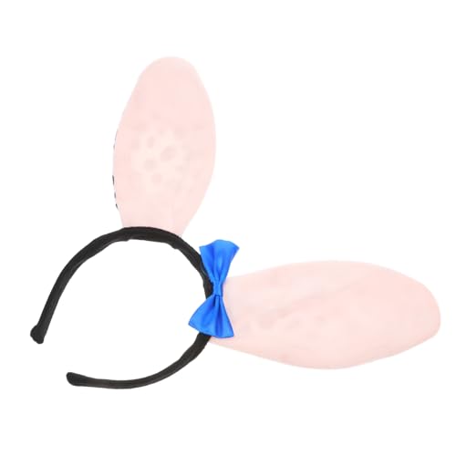 Parliky Hundeohren Haarreif Kostümzubehör Für Halloween Partys Komfortabler Plüsch Für Damen Und Erwachsene Süßes Tierdesign Mit Abnehmbarem Bowtie von Parliky