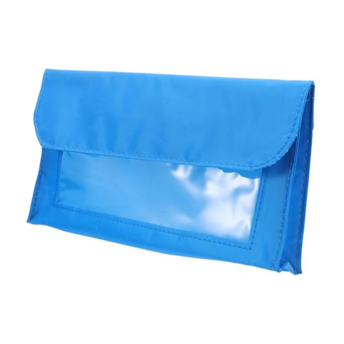 Parliky Magnetischer Whiteboard Markerhalter mit Stabilem Magnetgriff Multifunktionale Aufbewahrungstasche für Büro Klassenzimmerbedarf Blauer Organizer für Marker und Stifte von Parliky