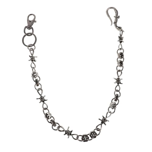 Parliky Metallische Hosenkette für Herren Punk Accessoire für Jeans und Motorradhosen Punk und Hip Hop Dekoration Parliky Metallische Hosenkette für Herren Punk Accessoire für Jeans und Motorradhosen Punk und Hip Hop Dekoration von Parliky