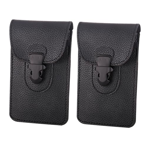 Parliky Modische Hüfttasche Für Herren Robuste Gürteltasche Retro-hüfttasche Schmale Gürteltasche Reisetasche Leicht Dekorativ Einfach Zu Tragen Schwarz 18 cm von Parliky