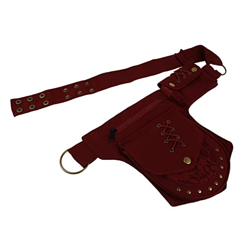 Parliky Outdoor Hüfttasche Im Vintage-Stil Multifunktionale Crossbody-Handtasche Für Und Handytasche Mit Mehreren Fächern Für Wandern Und Outdoor-aktivitäten von Parliky