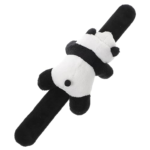 Parliky Plüsch Schnapparmband Panda Armband Kuscheltier Weiches Slap Bracelet Partygeschenk Geschenkidee von Parliky
