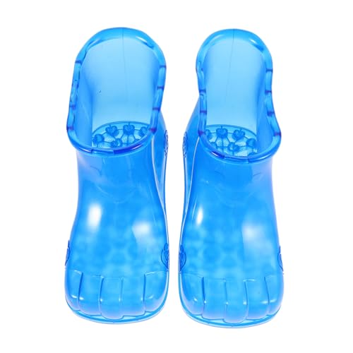 Parliky Portable Fußbad Schuhe aus Kunststoff Fußbade-boots Vielseitig für Fußpflege zu Hause Rutschfest und Komfortabel Geeignet für Damen und Herren von Parliky