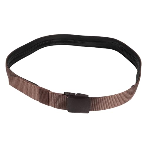 Parliky Versteckter Geldgürtel mit Geheimfach für Herren Diebstahl Reise Gürtel Sicher und Langlebig für Outdoor Sport und Reisen Unauffälliger Cash Belt unter Kleidung von Parliky