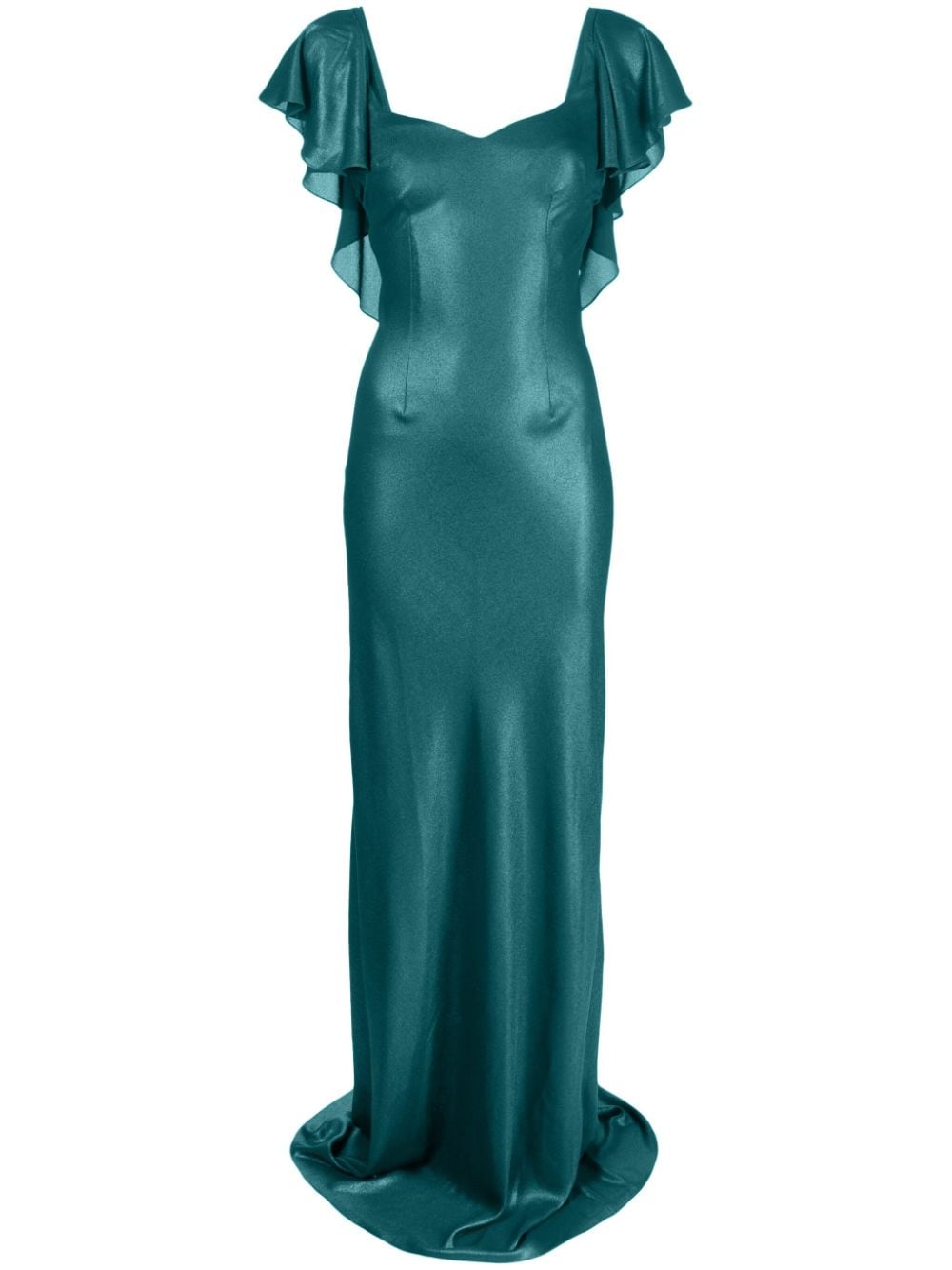 Parlor Langes Mermaid Abendkleid - Blau von Parlor