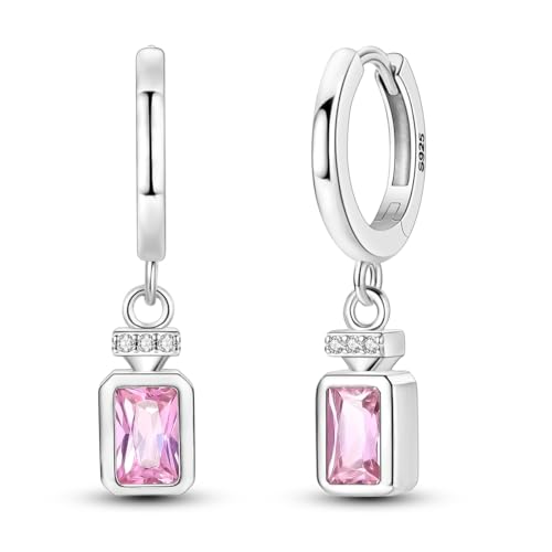 Parmuz Creolen für Damen, 925 Sterling Silber, klein, mit Stern, Mond, Schmetterling, Perle, Tropfenform, Kette, Quaste, zierlicher Statement-Ohrring Parmuz Creolen für Damen, 925 Sterling Silber, klein, mit Stern, Mond, Schmetterling, Perle, Tropfenform, Kette, Quaste, zierlicher Statement-Ohrring von Parmuz