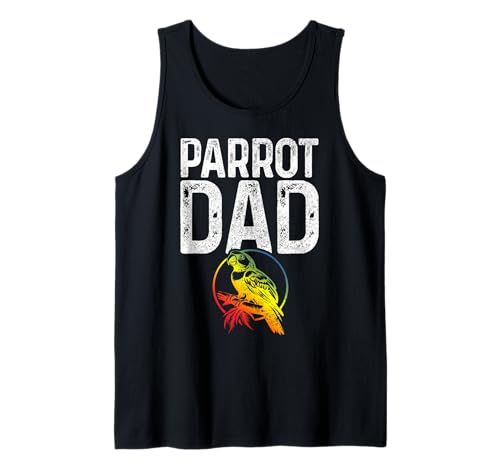 Herren Papagei Dad Tank Top Herren Papagei Dad Tank Top von Parrot Dad Apparel & Gifts