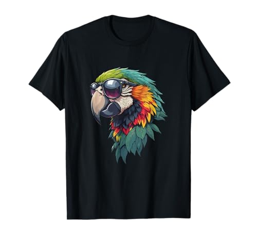 Papageienhemd für Kinder, Papageienhemd für Herren, Papagei für Jungen T-Shirt von Parrot shirt for women, parrot shirt for girls