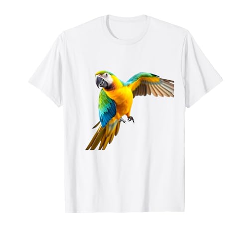 Papageienhemd für Kinder, Papageienhemd für Herren, Papagei für Jungen T-Shirt von Parrot shirt for women, parrot shirt for girls
