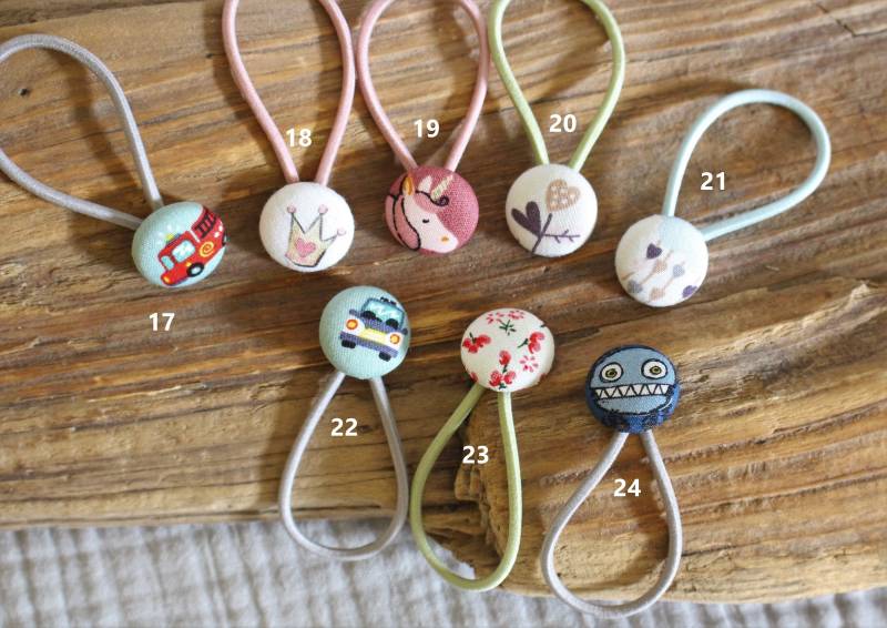 Haargummi Haargummis Gummiband Zopfhalter Haarhalter Kinder Junge Mädchen Geburtstag Taufe Einschulung von ParsUniqueELD