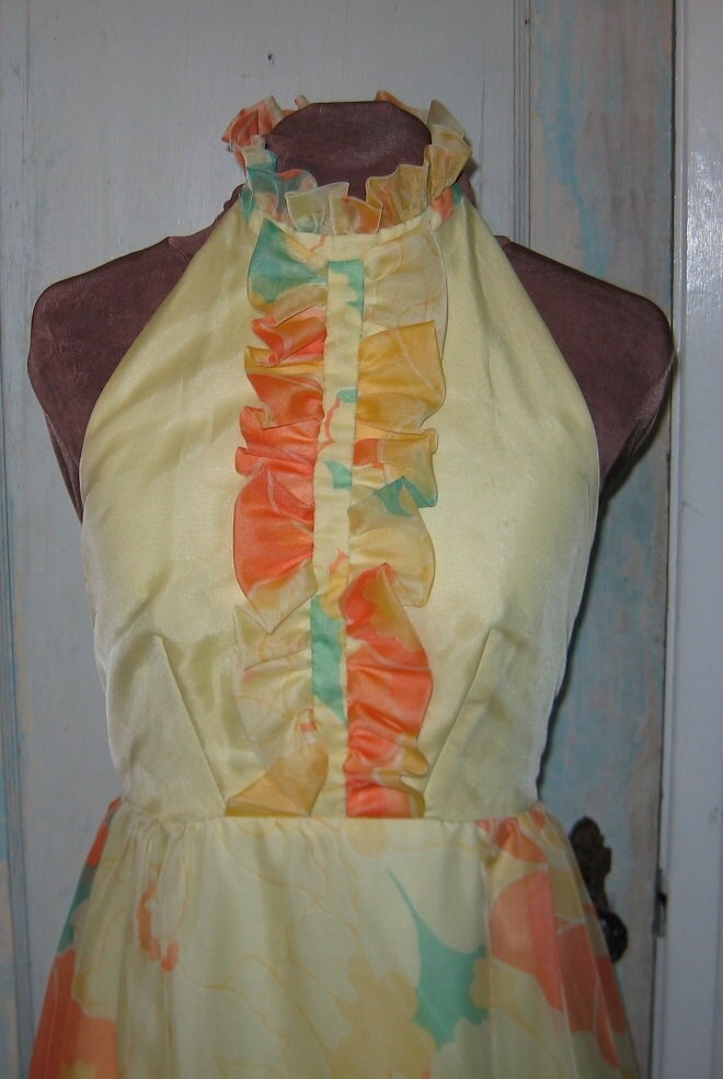 Jahrgang 60Er Maxi Dress W Caplet Jahrgang 60Er Maxi Dress W Caplet von Parsellettas