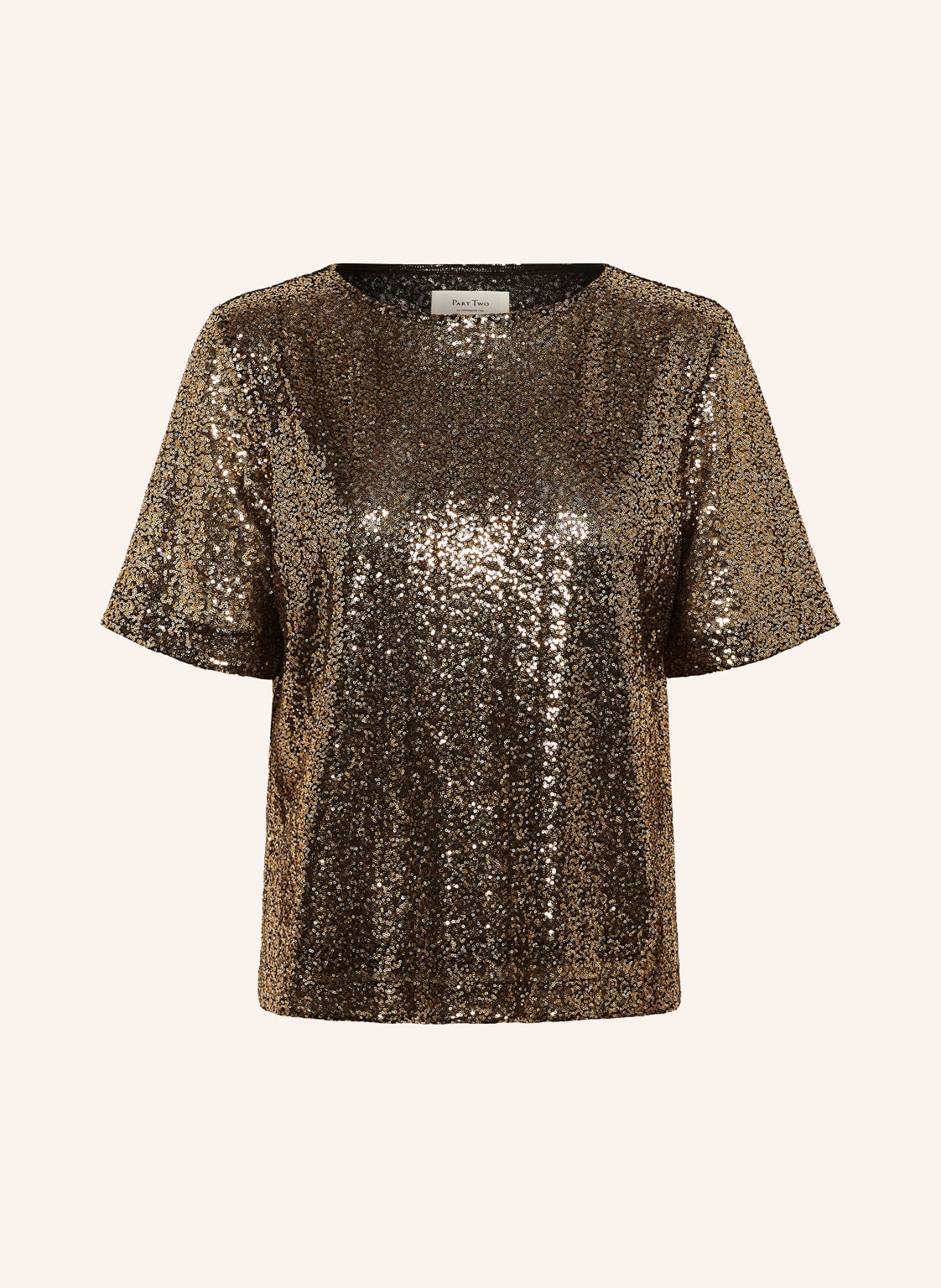 Part Two Blusenshirt Viggipw Mit Pailletten gold von Part Two