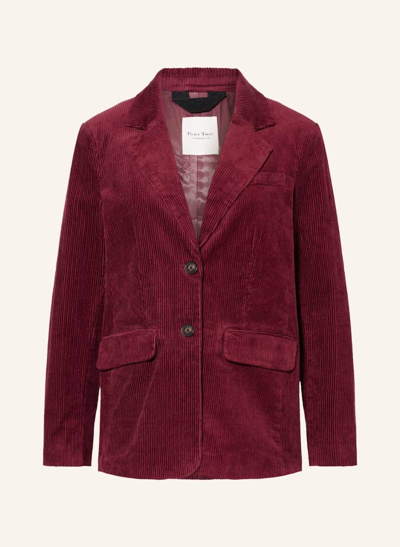 Part Two Cordblazer Leni rot von Part Two