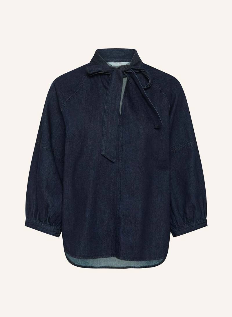 Part Two Jeansbluse Sassipw Mit Schluppe Und 3/4-Arm blau von Part Two