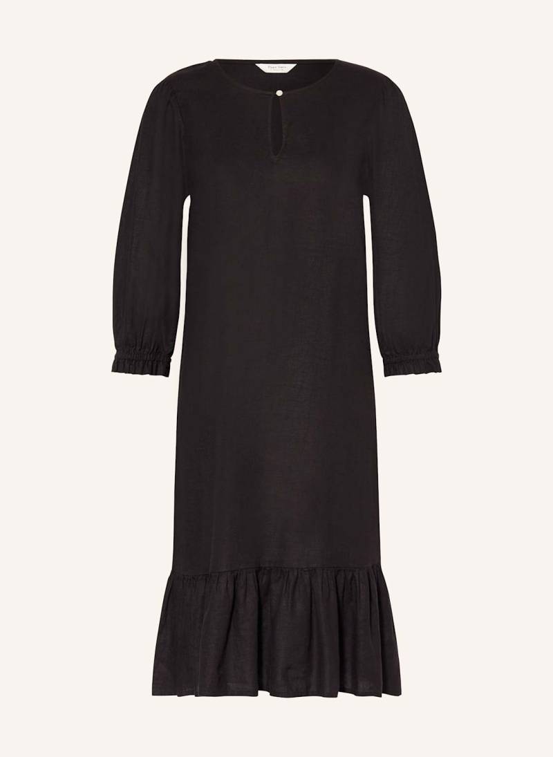 Part Two Kleid Mit Leinen Und 3/4-Arm schwarz von Part Two
