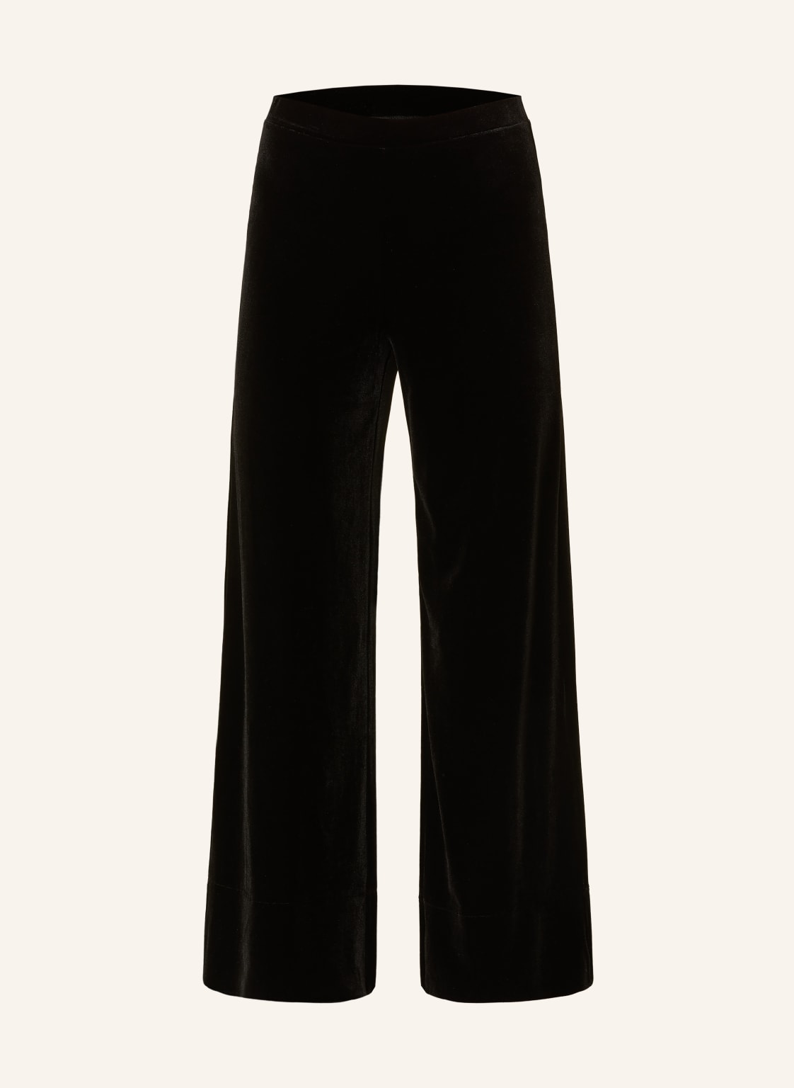 Part Two Marlenehose Varlapw Aus Samt schwarz von Part Two