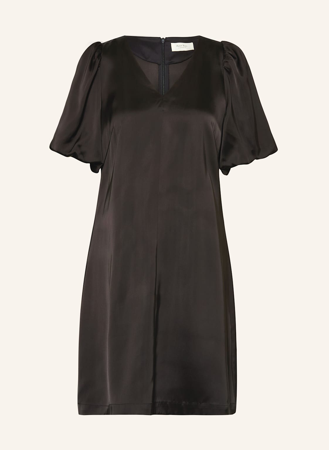 Part Two Satinkleid Ulvapw schwarz von Part Two