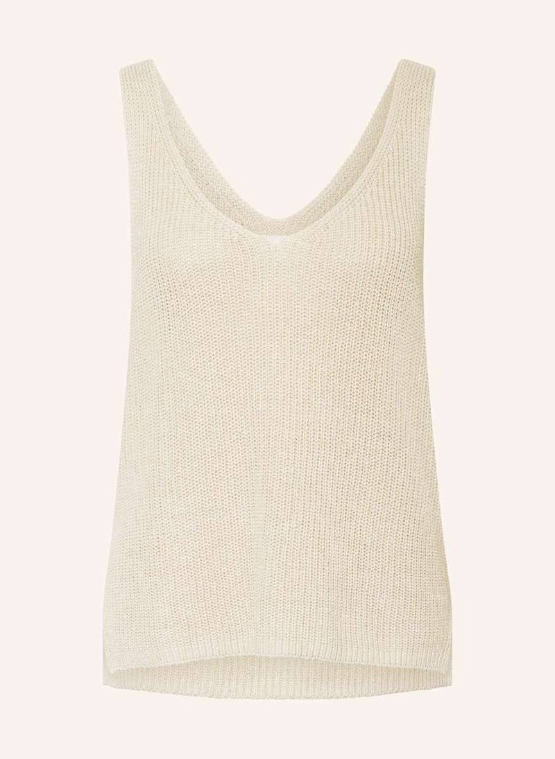 Part Two Stricktop Rebeccapw Mit Leinen beige von Part Two