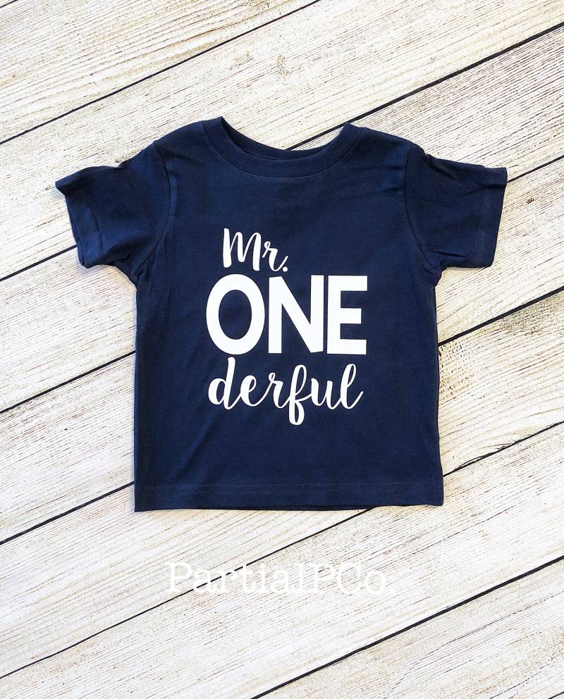 Herr Onederful Ersten Geburtstag Shirt | Zerschlagen Kuchen Junge Eins-Der-Ful Marine Und Weiß Ein Derful Herr Onederful Ersten Geburtstag Shirt | Zerschlagen Kuchen Junge Eins-Der-Ful Marine Und Weiß Ein Derful von PartialPCo