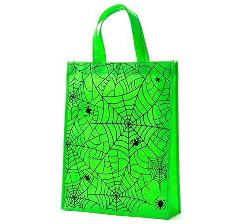 Partilandia Grüne Spinnennetztasche, 38 x 30 x 10 cm von Partilandia