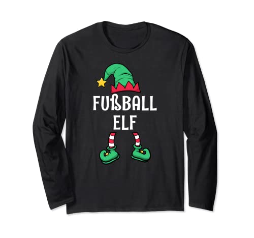 Fußball Elf Partnerlook Familien Weihnachten Männer Jungen Langarmshirt von Partnerlook Weihnachten Familien Outfits by KaMi