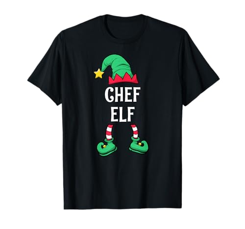 Chef Elf Partnerlook Familien Outfit Männer Weihnachten T-Shirt von Partnerlook Weihnachten Familien Outfits by KaMi