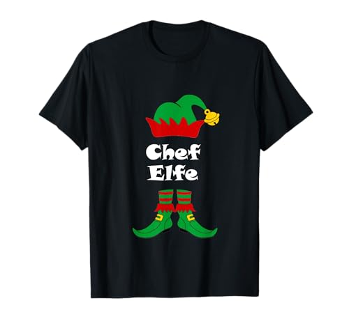 Chef Elfe - Weihnachten Familien Outfit Frauen Damen Männer T-Shirt von Partnerlook Weihnachten X-Mas Geschenk Chef Elf