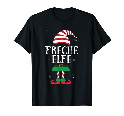 Damen Freche Elfe Partnerlook Weihnachtsgeschenke Für Frauen T-Shirt von Partnerlook Weihnachtsgeschenke Für Frauen