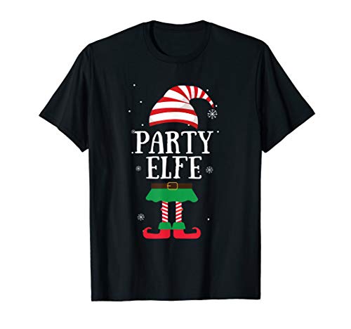 Damen Party Elfe Partnerlook Weihnachtsgeschenke Für Frauen T-Shirt von Partnerlook Weihnachtsgeschenke Für Frauen