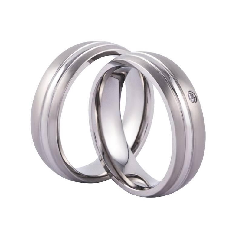 Verlobungsringe Freundschaftsringe Partnerringe Trauringe Eheringe Zirkonia Silber Gravur von PartnerringeHannover