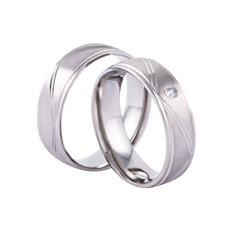 Verlobungsringe Freundschaftsringe Partnerringe Trauringe Eheringe Zirkonia Silber Gravur von PartnerringeHannover