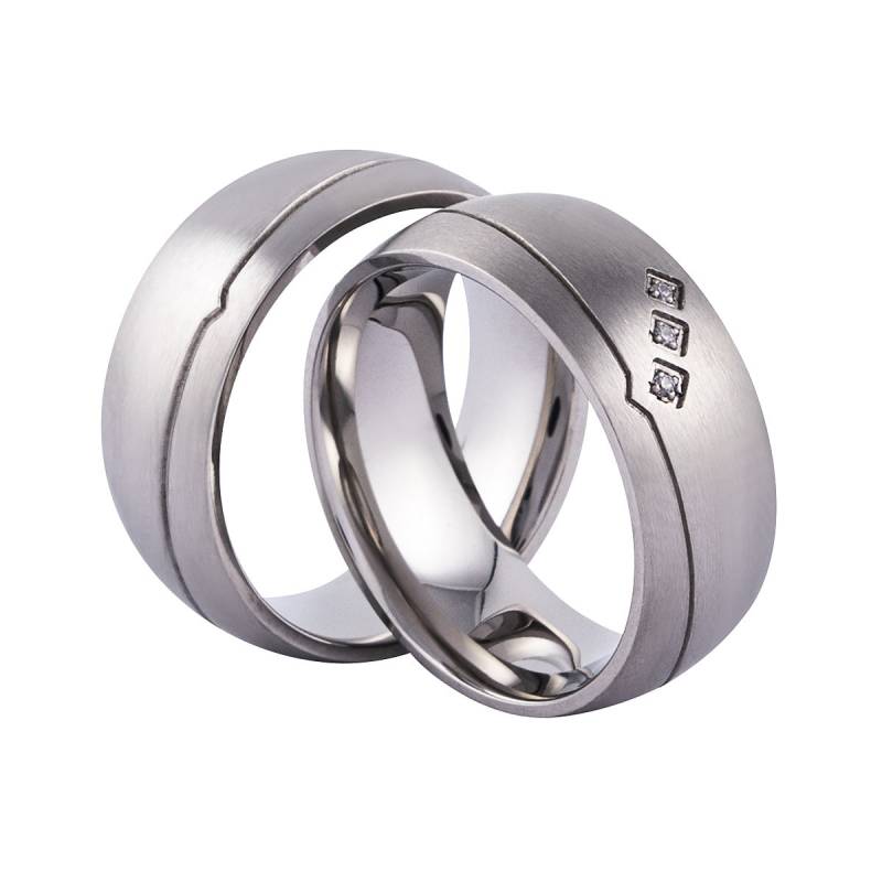 Verlobungsringe Freundschaftsringe Partnerringe Trauringe Eheringe Zirkonia Silber Gravur von PartnerringeHannover