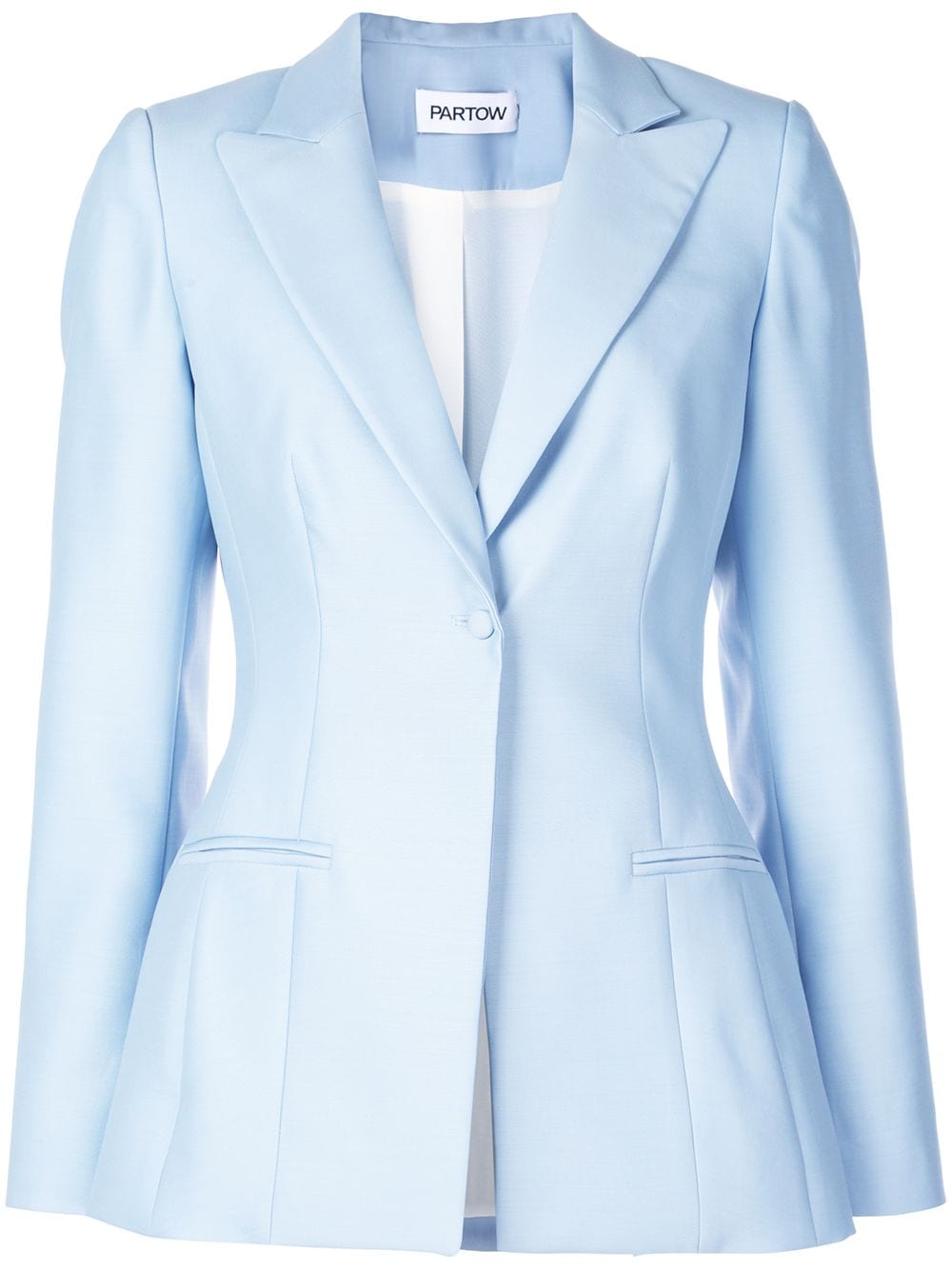 Partow Blazer mit schmalem Schnitt - Blau von Partow