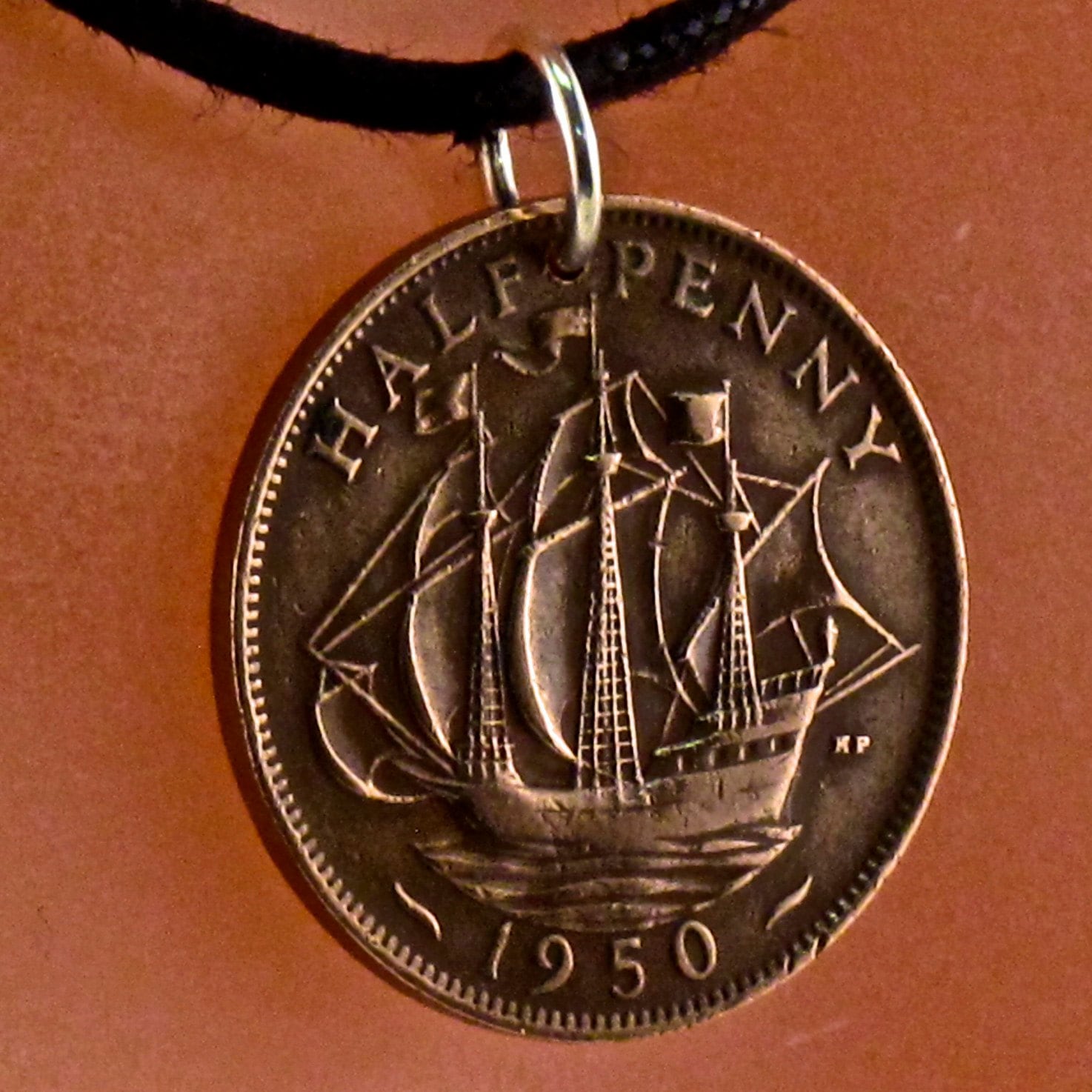 Jungen Anhänger | Piratenschiff Piraten Der Karibik Schiff Münzanhänger Segeln Charm Herren von PartsForYou