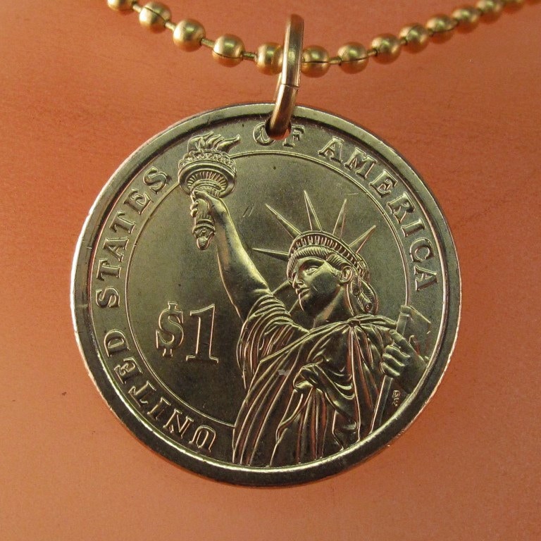 Statue Of Liberty Halskette - Usa Charme Halskette. Herren Vereinigte Staaten No.001657 von PartsForYou