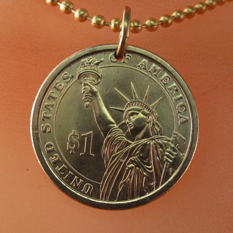 Statue Of Liberty Halskette - Usa Charme Halskette. Herren Vereinigte Staaten No.001657 von PartsForYou