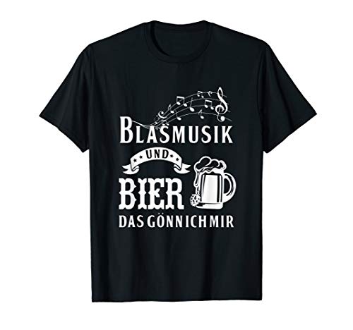 Party Feiern Bier Geschenk Bayern Blasmusik Männer Herren T-Shirt von Party Bier Geschenk & T-Shirt Co.
