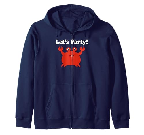 Let's Party Crab Lustiges Tier-T-Shirt für Kinder, Geburtstagsgeschenk Kapuzenjacke von Party Crab Birthday Gift T-Shirts