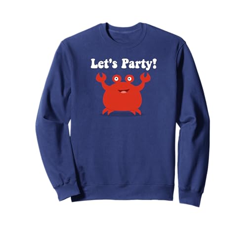 Let's Party Crab Lustiges Tier-T-Shirt für Kinder, Geburtstagsgeschenk Sweatshirt von Party Crab Birthday Gift T-Shirts