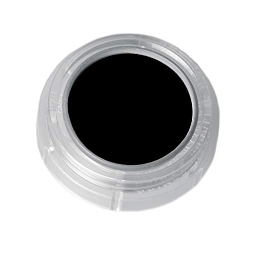 Lidschatten/Rouge, Döschen 2g, Farbe 101 Schwarz, Profi-Make-Up, sehr intensive Farbkraft von PARTY DISCOUNT