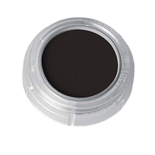 Lidschatten/Rouge, Döschen 2g, Farbe 103 Dunkelgrau, Profi-Make-Up, sehr intensive Farbkraft von PARTY DISCOUNT