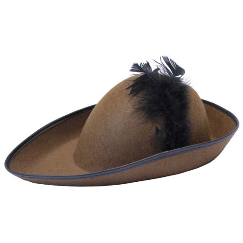 PARTY DISCOUNT NEU Hut Waldkönig, braun mit schwarzer Feder von PARTY DISCOUNT