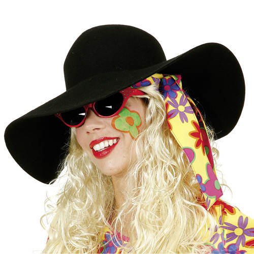 Party-Discount Wollfilz Schlapphut, schwarz TOP-QUALITÄT von PARTY DISCOUNT
