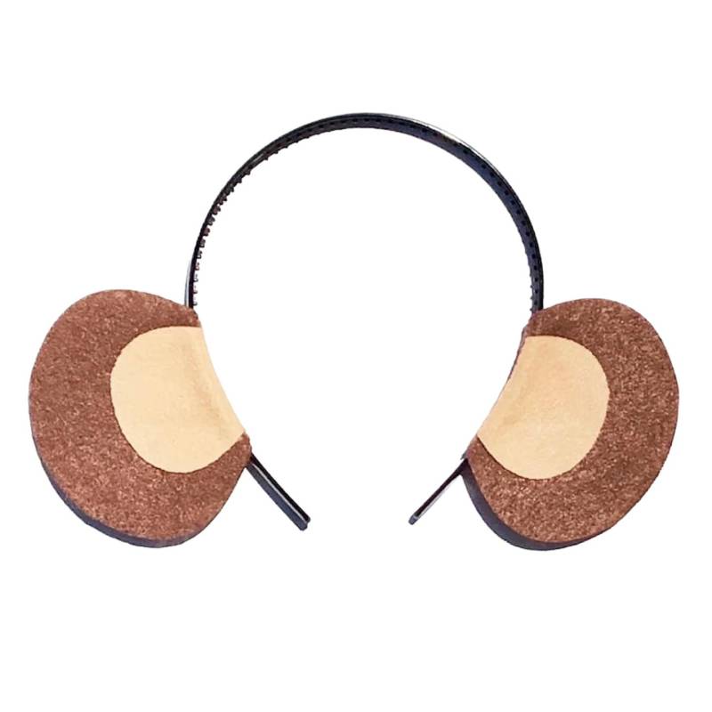 Affenohren Stirnband Dschungel Zoo Thema Geburtstag Gastgeschenke Halloween Kostüm Hut Kleinkind Kinder Erwachsene Baby Pavian von PartyEars