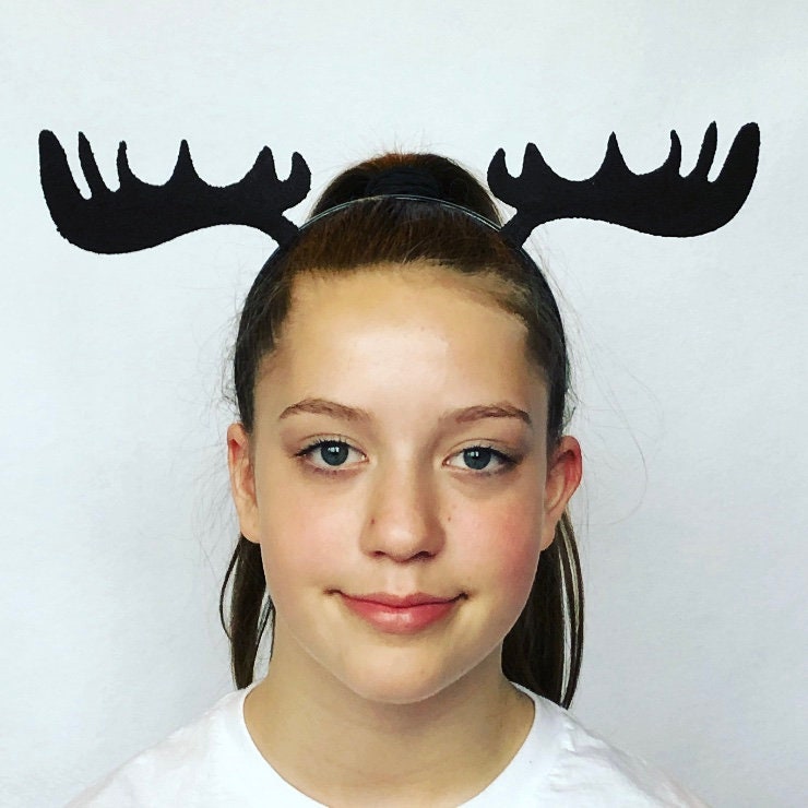 Elch Geweih Stirnband Geburtstag Party Ohren Gefälligkeiten Wald Camping Hölzer Halloween Kostüm Kleinkind Kind Baby Erwachsene Kinder von PartyEars