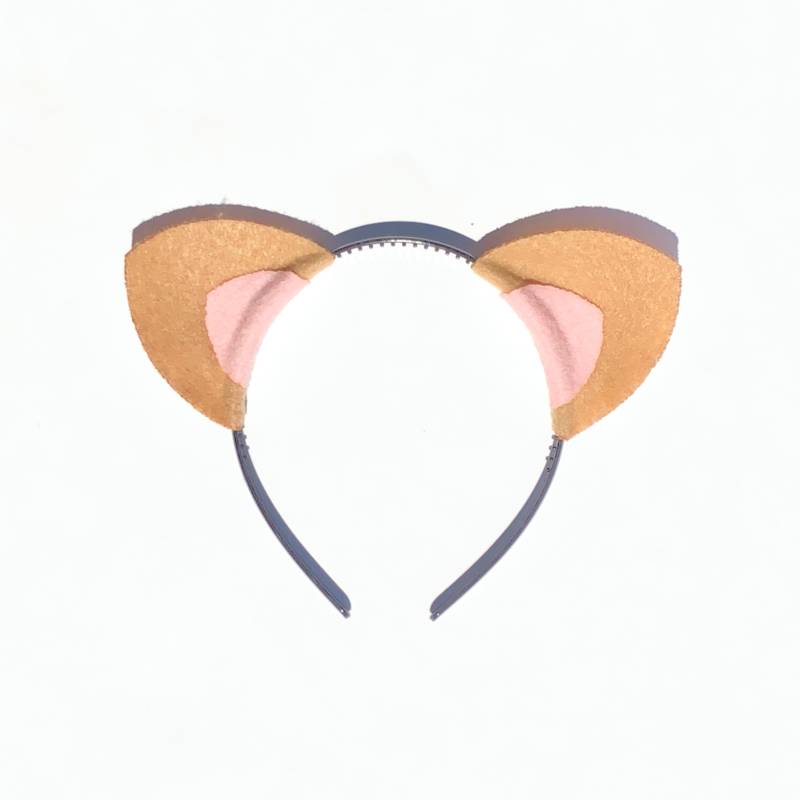 Tan/Orange Kitty Katze Löwin Berglöwenjunges Ohren Stirnband Geburtstags-Party Halloween Gefälligkeiten Thema Kätzchen Kind Kinder Erwachsener Baby von PartyEars