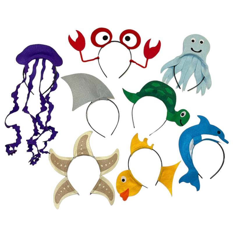 Under The Sea Stirnbänder Geburtstag Gastgeschenke Und Dekor Für Meerjungfrau Thema Partys Passt Babys Kinder Kleinkind Erwachsene von PartyEars