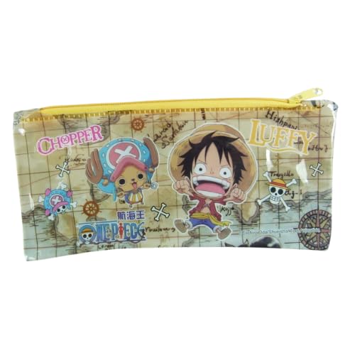 One Piece Manga Zipper Pencil Case Pouch - Yellow, gelb, Federmäppchen von PartyErasers